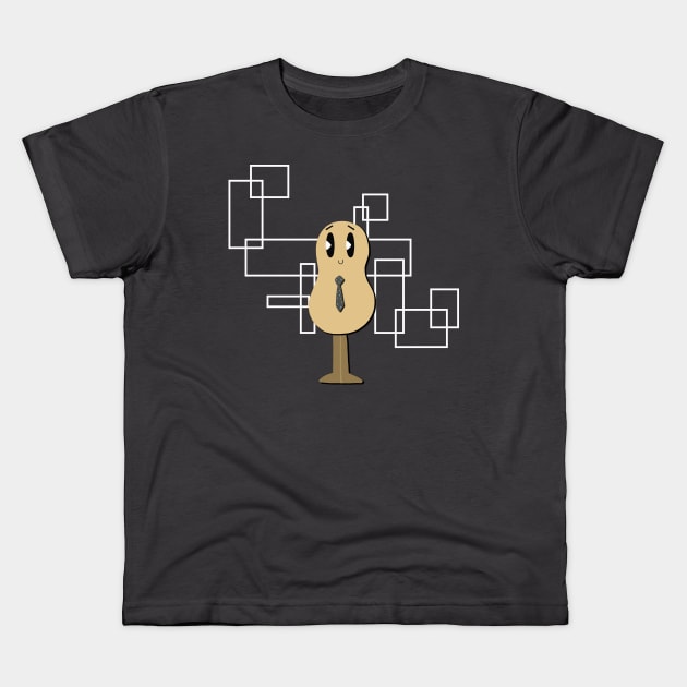 Peanut Boss Kids T-Shirt by Sir Cheesely